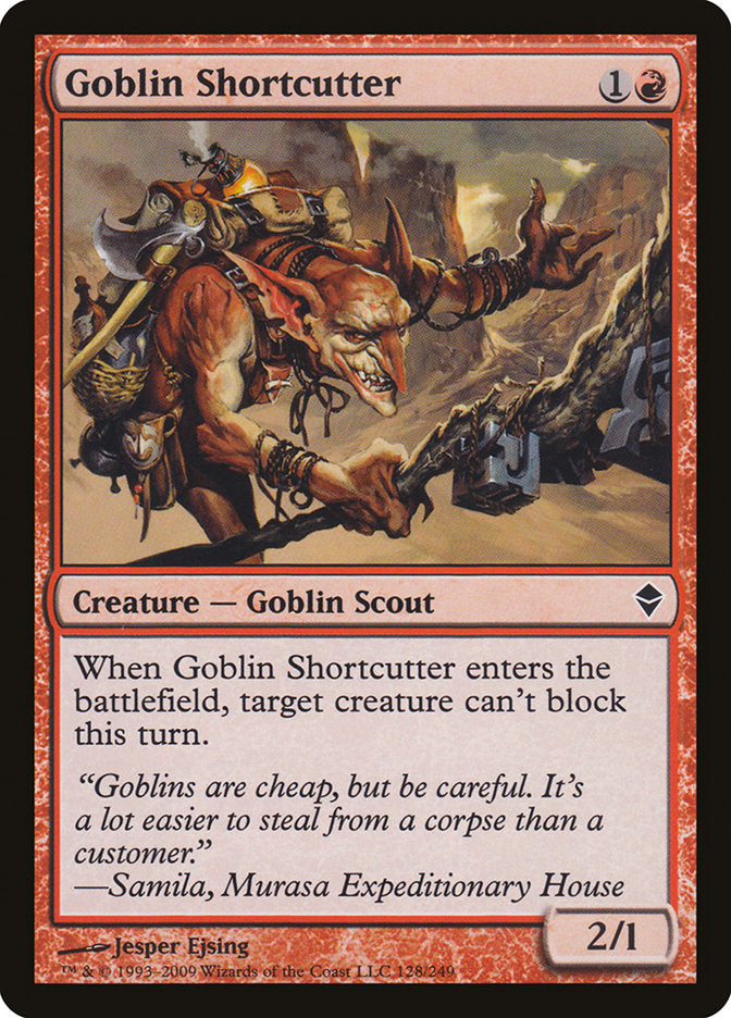 Goblin Shortcutter [Zendikar] | Card Merchant Takapuna