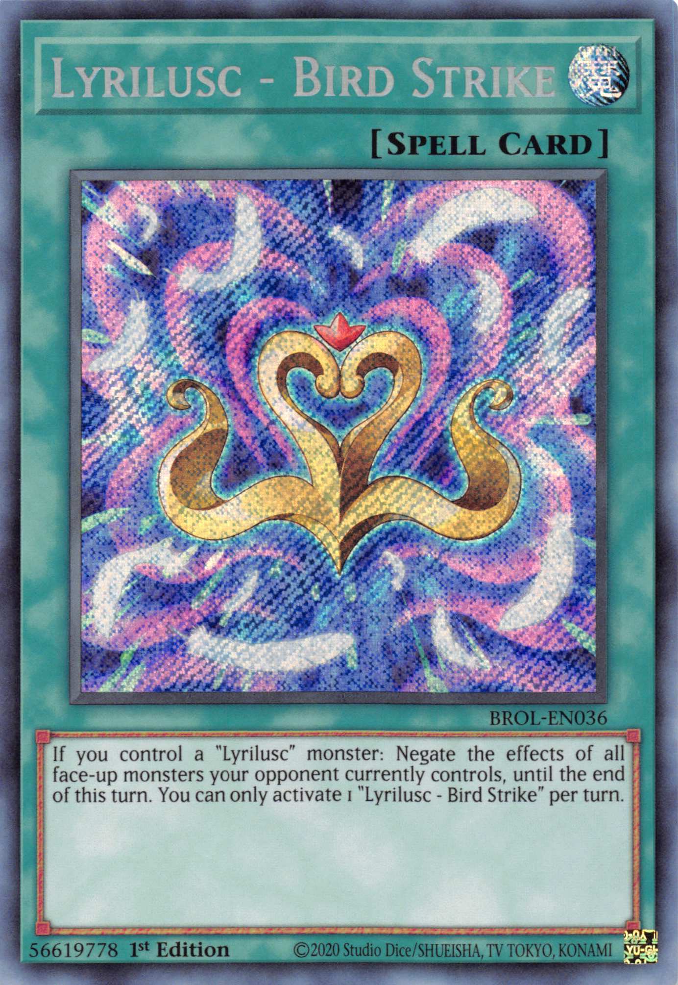 Lyrilusc - Bird Strike [BROL-EN036] Secret Rare | Card Merchant Takapuna