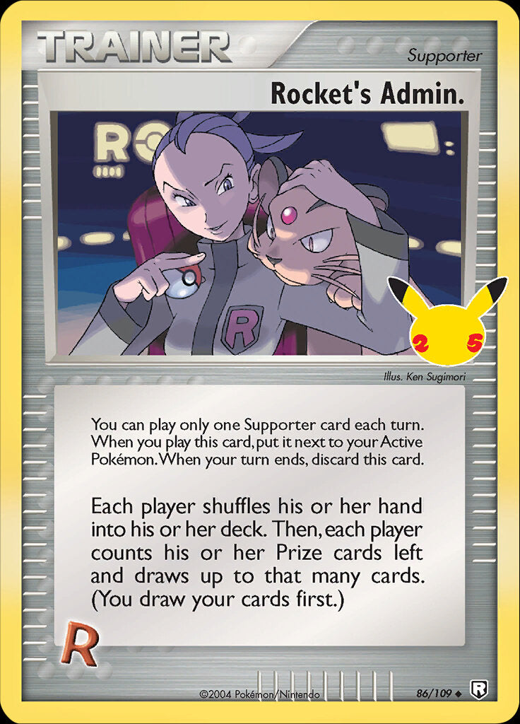 Rocket's Admin. (86/109) [Celebrations: 25th Anniversary - Classic Collection] | Card Merchant Takapuna