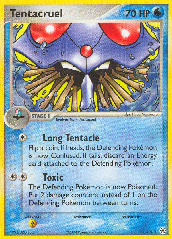 Tentacruel (51/101) [EX: Hidden Legends] | Card Merchant Takapuna