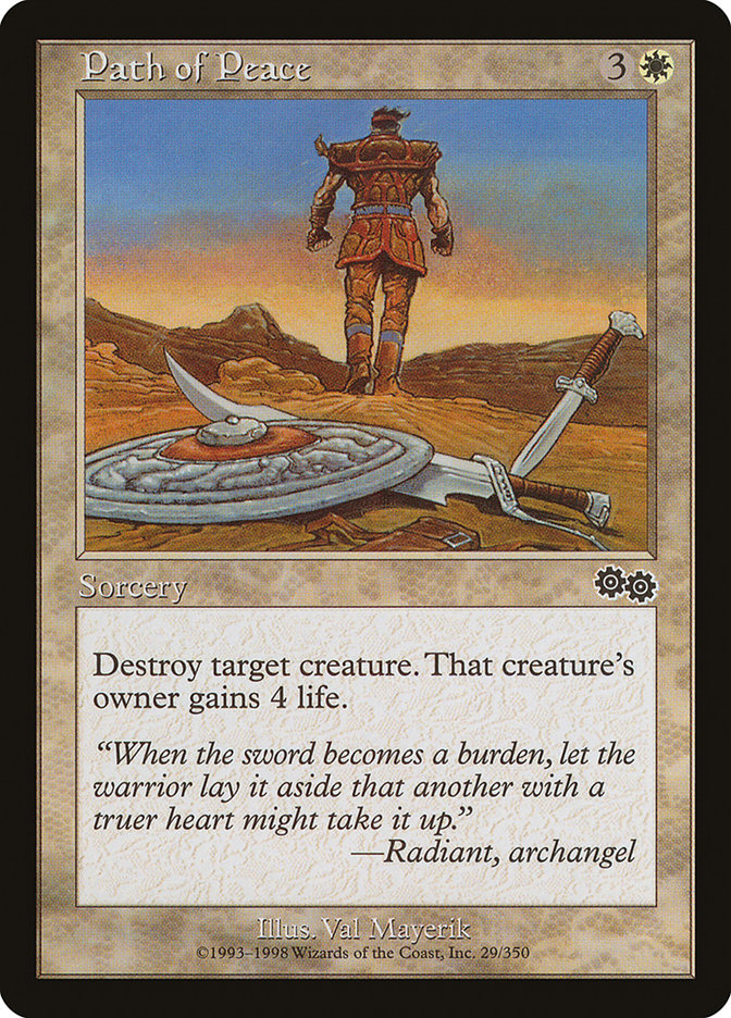 Path of Peace [Urza's Saga] | Card Merchant Takapuna