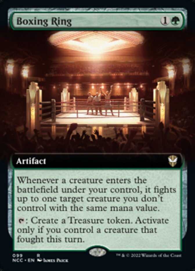Boxing Ring (Extended Art) [Streets of New Capenna Commander] | Card Merchant Takapuna