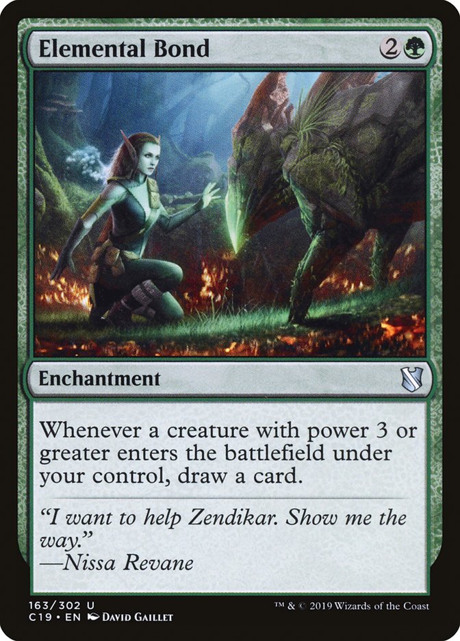 Elemental Bond [Commander 2019] | Card Merchant Takapuna