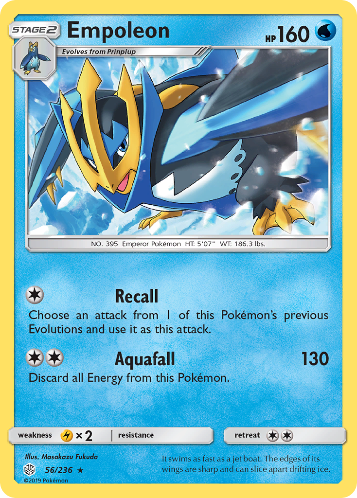 Empoleon (56/236) [Sun & Moon: Cosmic Eclipse] | Card Merchant Takapuna