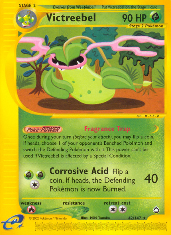 Victreebel (42/147) [Aquapolis] | Card Merchant Takapuna