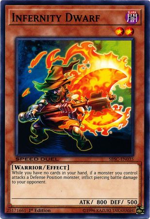 Infernity Dwarf [SBSC-EN035] Common | Card Merchant Takapuna