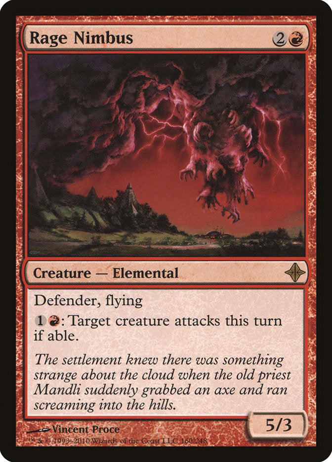 Rage Nimbus [Rise of the Eldrazi] | Card Merchant Takapuna