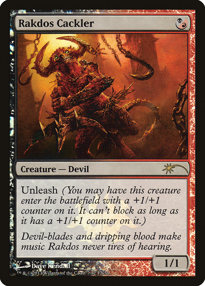 Rakdos Cackler [Friday Night Magic 2013] | Card Merchant Takapuna