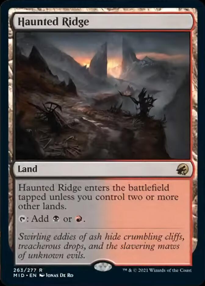 Haunted Ridge [Innistrad: Midnight Hunt] | Card Merchant Takapuna