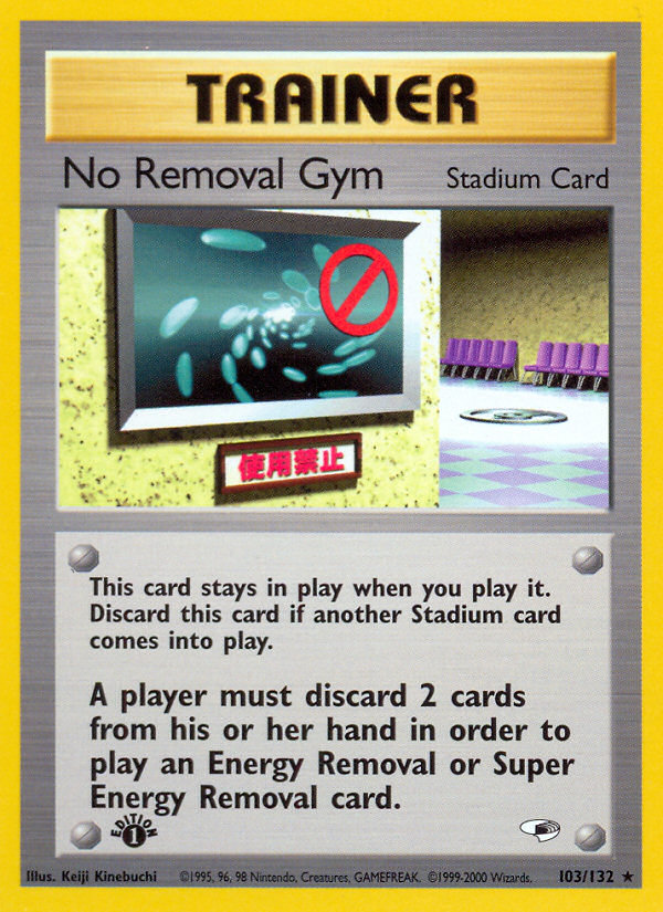 No Removal Gym (103/132) [Gym Heroes 1st Edition] | Card Merchant Takapuna