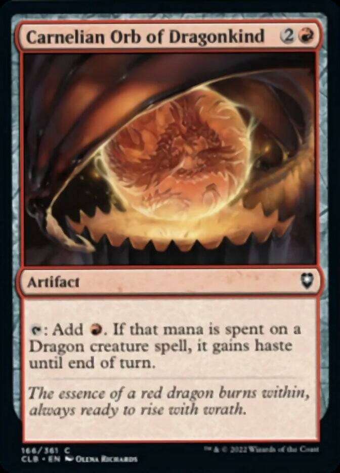 Carnelian Orb of Dragonkind [Commander Legends: Battle for Baldur's Gate] | Card Merchant Takapuna