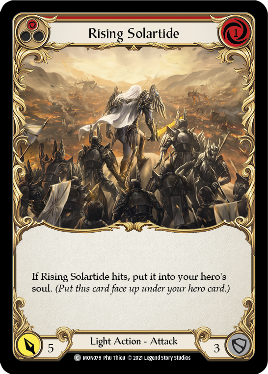 Rising Solartide (Red) [MON078] (Monarch)  1st Edition Normal | Card Merchant Takapuna