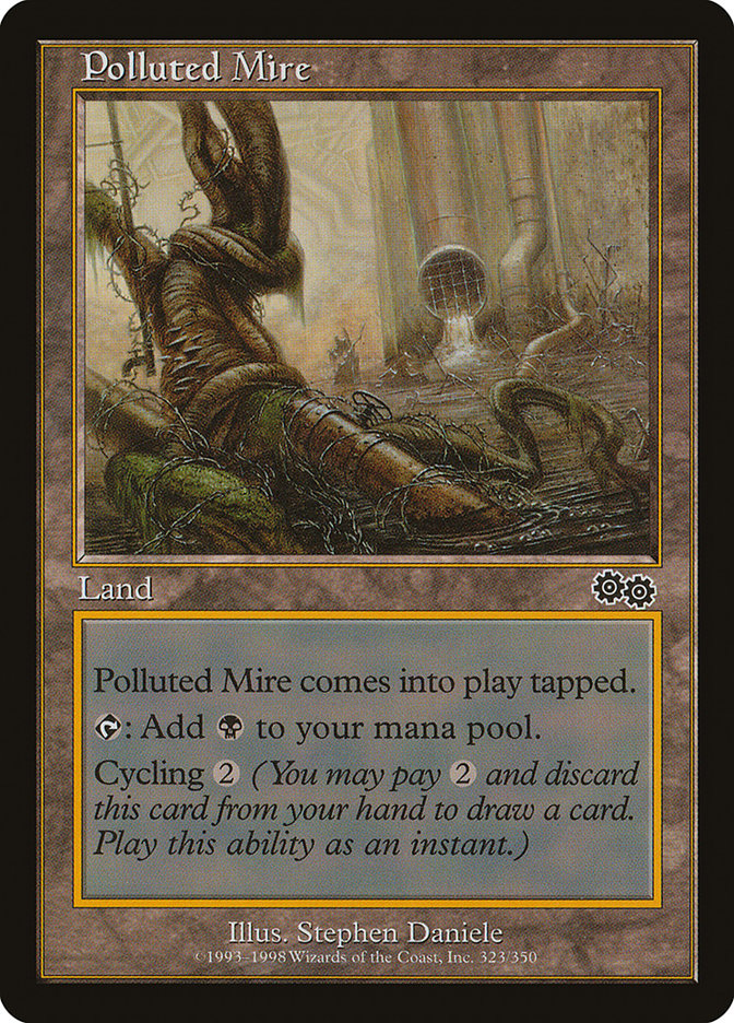 Polluted Mire [Urza's Saga] | Card Merchant Takapuna