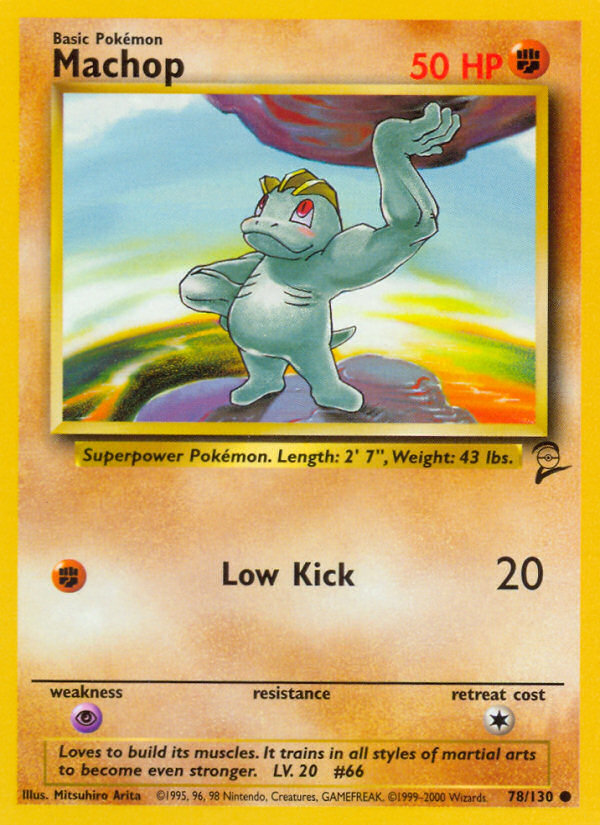 Machop (78/130) [Base Set 2] | Card Merchant Takapuna