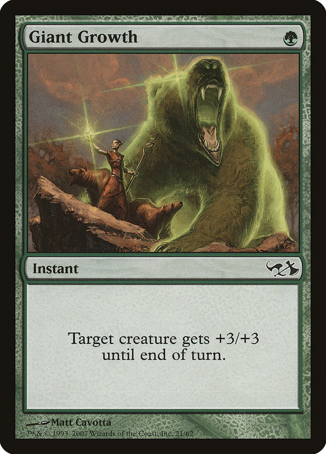 Giant Growth [Duel Decks: Elves vs. Goblins] | Card Merchant Takapuna