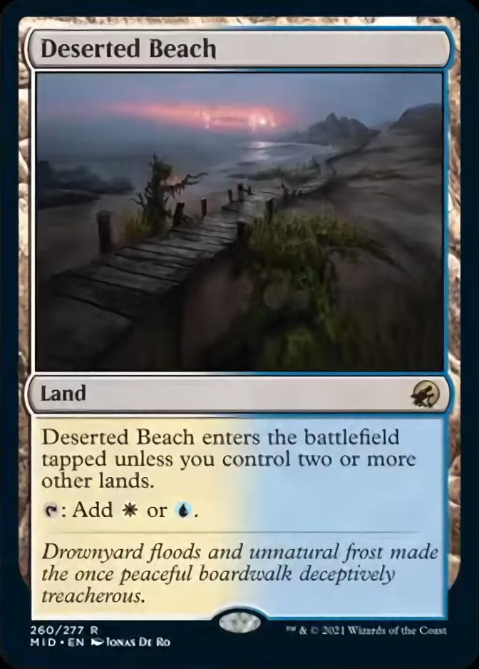 Deserted Beach [Innistrad: Midnight Hunt] | Card Merchant Takapuna
