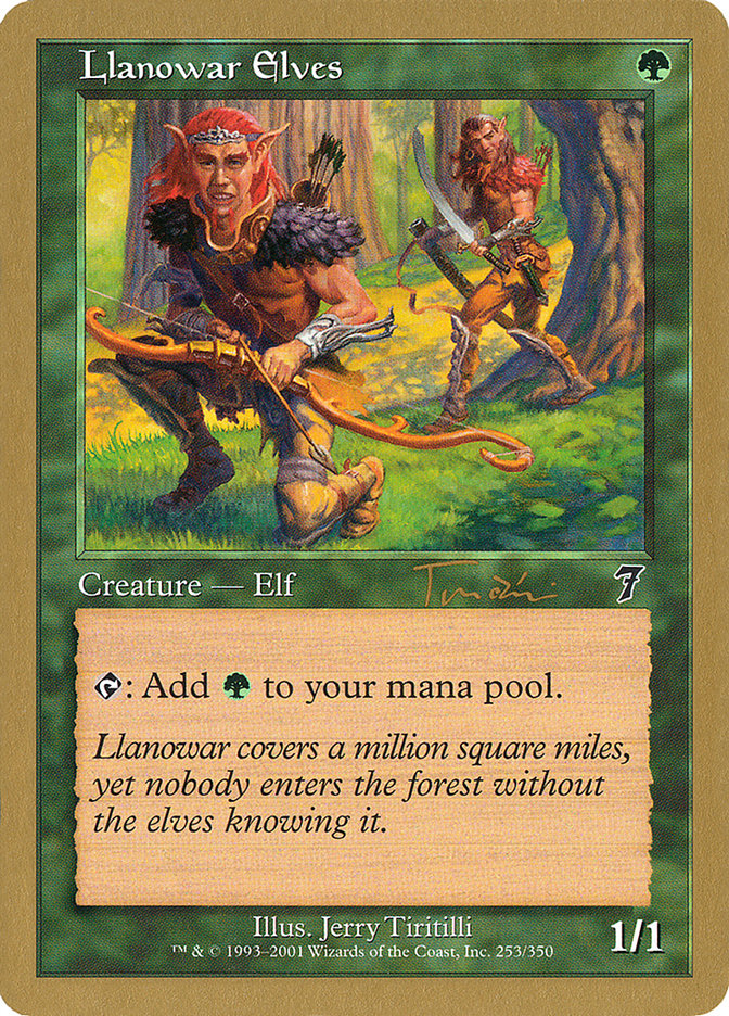 Llanowar Elves (Jan Tomcani) [World Championship Decks 2001] | Card Merchant Takapuna