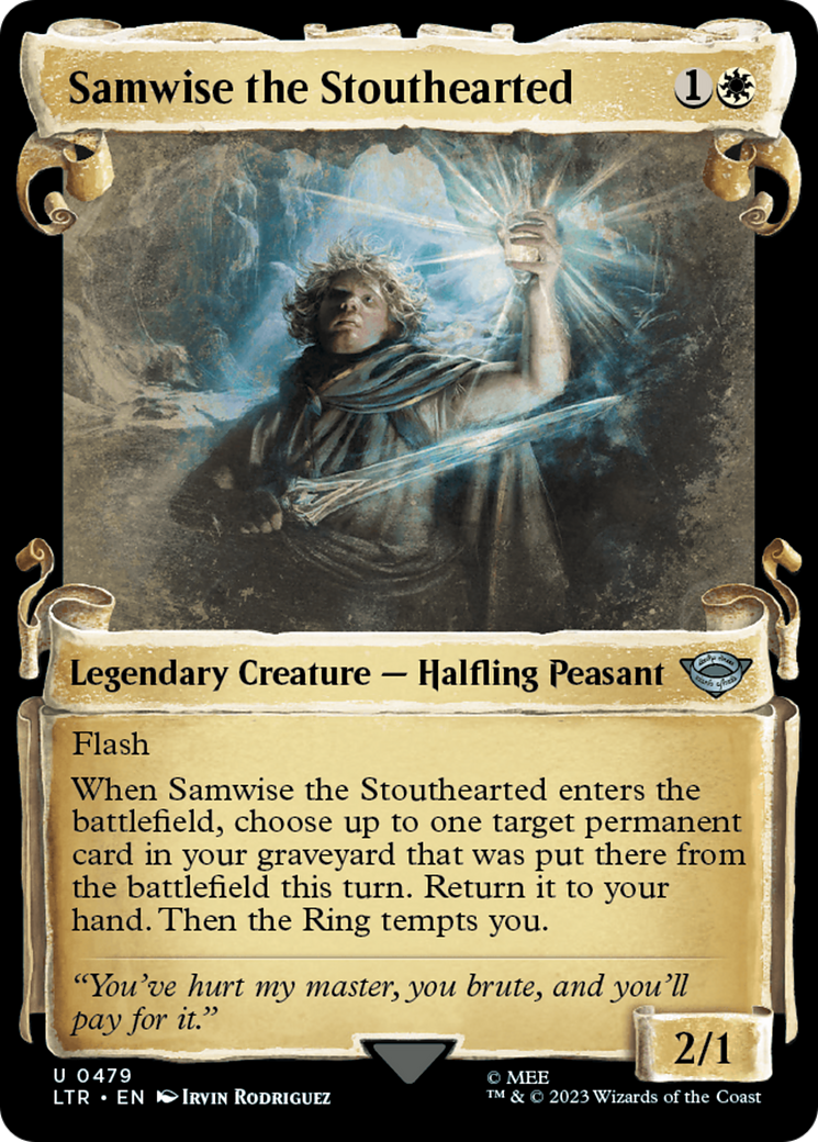 Samwise the Stouthearted [The Lord of the Rings: Tales of Middle-Earth Showcase Scrolls] | Card Merchant Takapuna