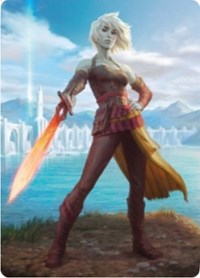 Nahiri, Heir of the Ancients 1 Art Card [Zendikar Rising Art Series] | Card Merchant Takapuna