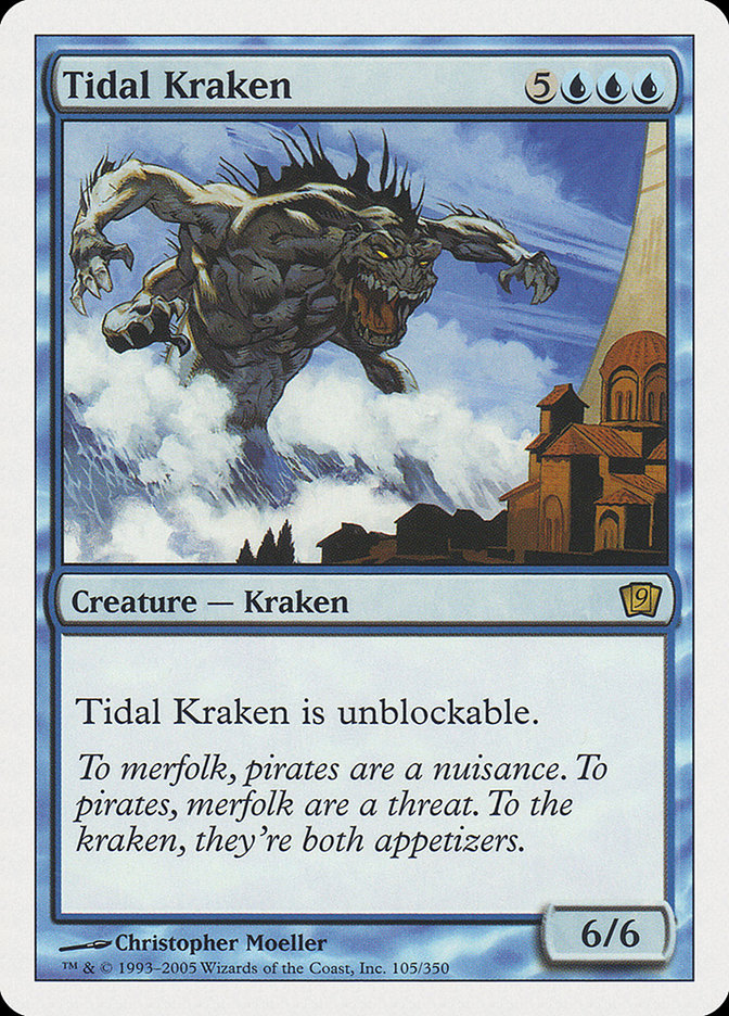 Tidal Kraken [Ninth Edition] | Card Merchant Takapuna