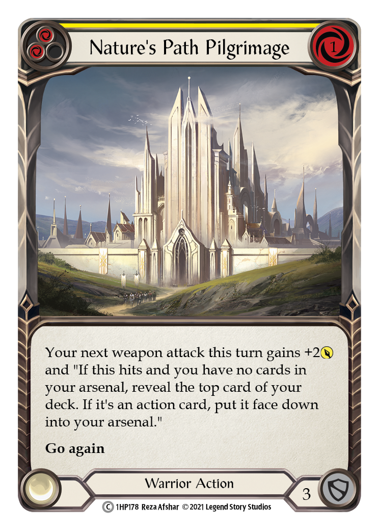 Nature's Path Pilgrimage (Yellow) [1HP178] (History Pack 1) | Card Merchant Takapuna