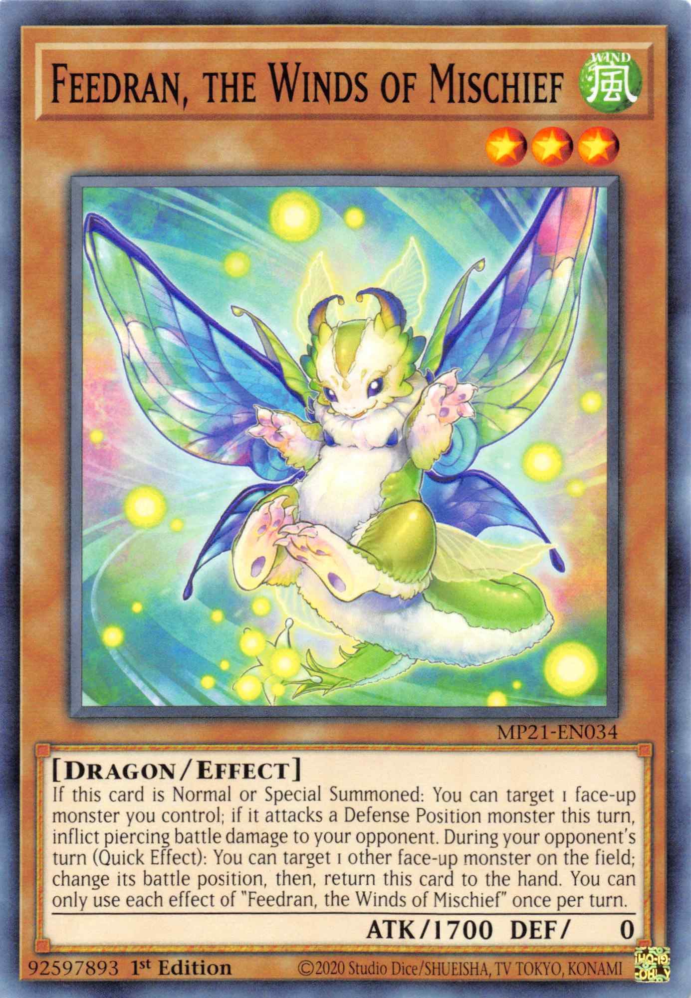 Feedran, the Winds of Mischief [MP21-EN034] Common | Card Merchant Takapuna