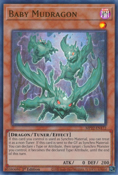 Baby Mudragon [MP22-EN172] Ultra Rare | Card Merchant Takapuna