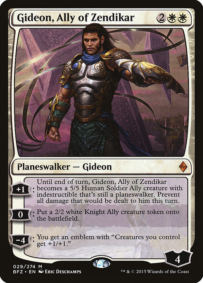 Gideon, Ally of Zendikar [Battle for Zendikar] | Card Merchant Takapuna