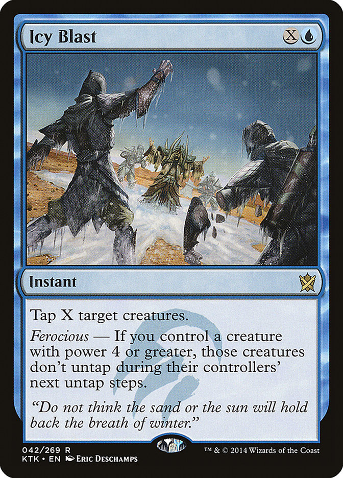 Icy Blast [Khans of Tarkir] | Card Merchant Takapuna