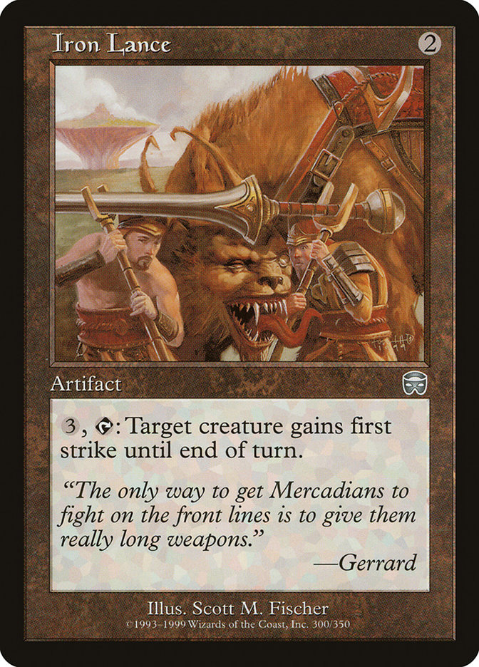 Iron Lance [Mercadian Masques] | Card Merchant Takapuna