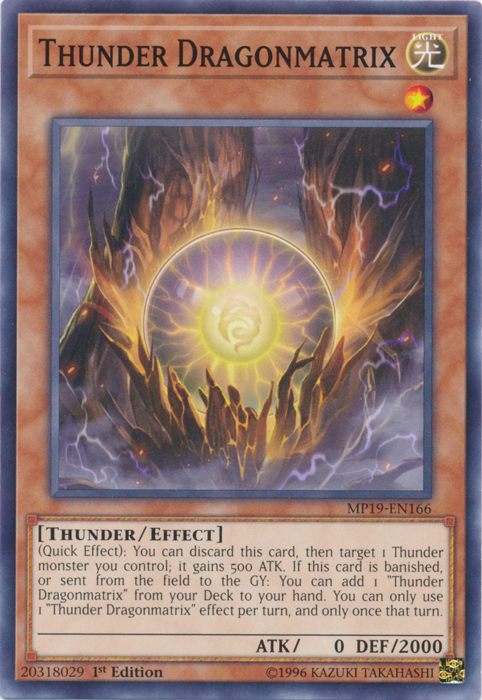 Thunder Dragonmatrix [MP19-EN166] Common | Card Merchant Takapuna
