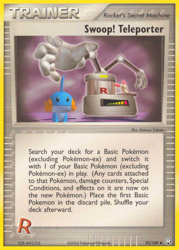 Swoop! Teleporter (92/109) [EX: Team Rocket Returns] | Card Merchant Takapuna