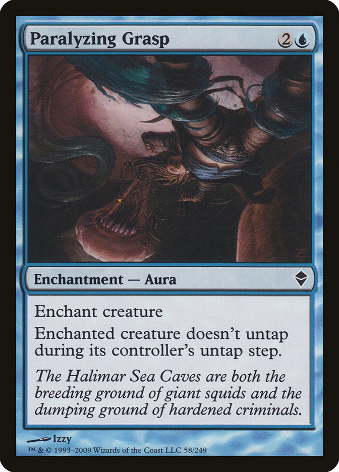 Paralyzing Grasp [Zendikar] | Card Merchant Takapuna
