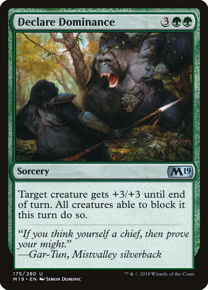 Declare Dominance [Core Set 2019] | Card Merchant Takapuna