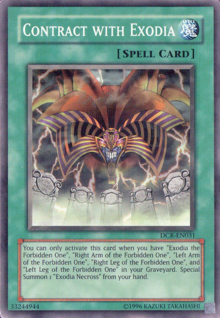 Contract with Exodia [DCR-EN031] Common | Card Merchant Takapuna
