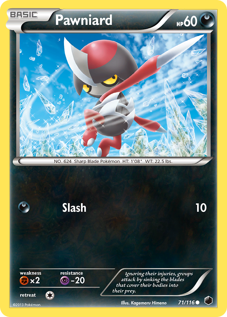 Pawniard (71/116) [Black & White: Plasma Freeze] | Card Merchant Takapuna