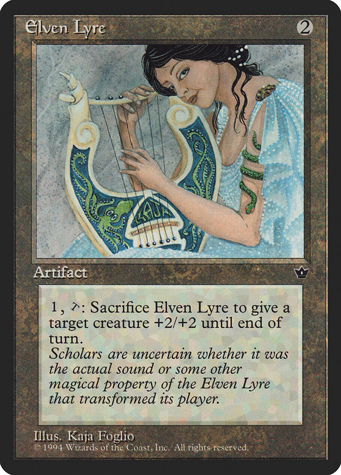 Elven Lyre [Fallen Empires] | Card Merchant Takapuna