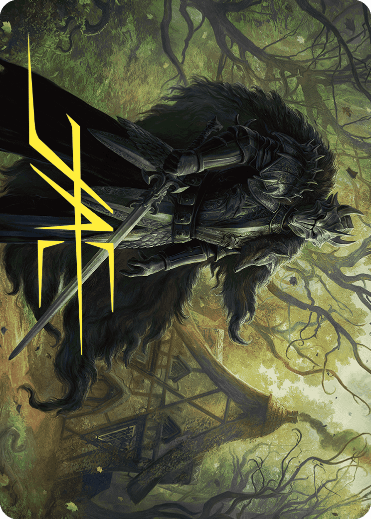 Agatha's Champion Art Card (Gold-Stamped Signature) [Wilds of Eldraine Art Series] | Card Merchant Takapuna