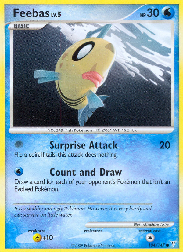 Feebas (104/147) [Platinum: Supreme Victors] | Card Merchant Takapuna