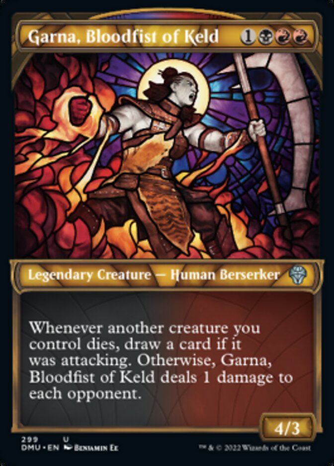 Garna, Bloodfist of Keld (Showcase) [Dominaria United] | Card Merchant Takapuna