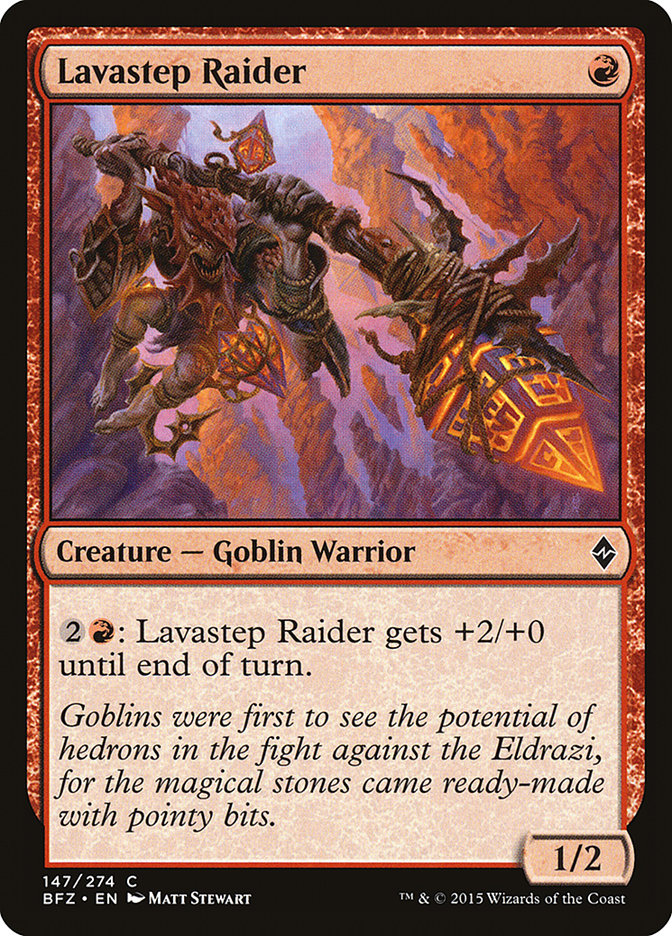 Lavastep Raider [Battle for Zendikar] | Card Merchant Takapuna
