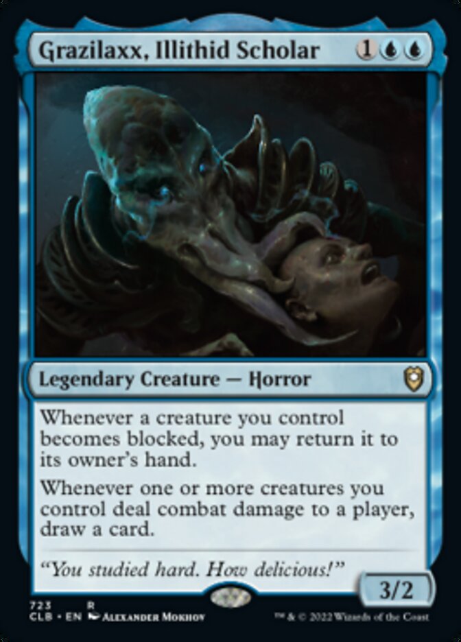 Grazilaxx, Illithid Scholar [Commander Legends: Battle for Baldur's Gate] | Card Merchant Takapuna
