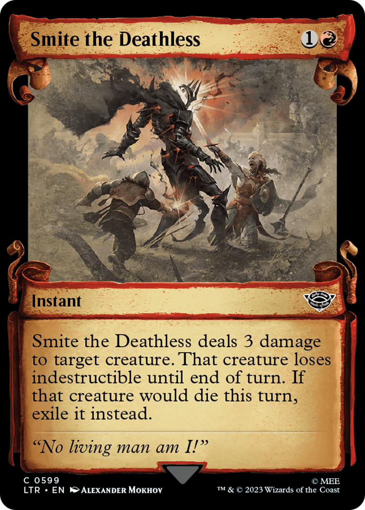 Smite the Deathless [The Lord of the Rings: Tales of Middle-Earth Showcase Scrolls] | Card Merchant Takapuna