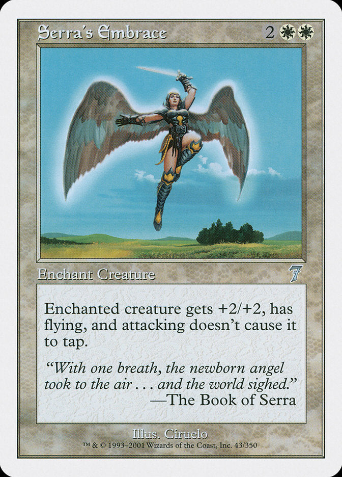Serra's Embrace [Seventh Edition] | Card Merchant Takapuna