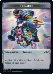 Clown Robot (002) // Treasure (013) Double-Sided Token [Unfinity Tokens] | Card Merchant Takapuna