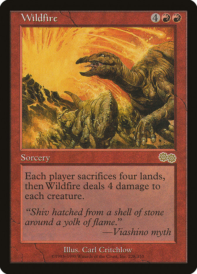 Wildfire [Urza's Saga] | Card Merchant Takapuna