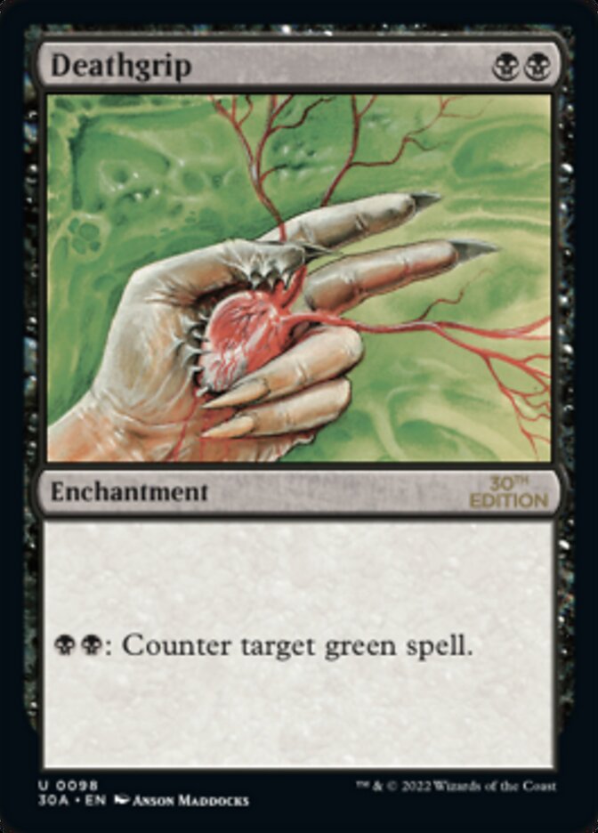 Deathgrip [30th Anniversary Edition] | Card Merchant Takapuna