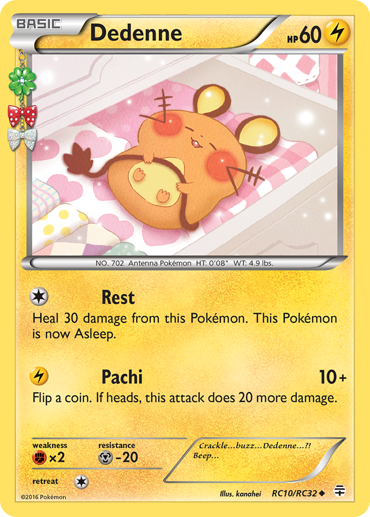 Dedenne (RC10/RC32) [XY: Generations] | Card Merchant Takapuna
