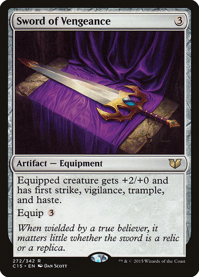 Sword of Vengeance [Commander 2015] | Card Merchant Takapuna