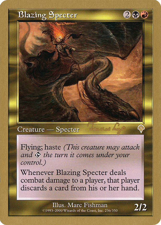 Blazing Specter (Tom van de Logt) [World Championship Decks 2001] | Card Merchant Takapuna